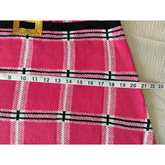 XXL Plaid "Santa" Skirt. Christmas. Holiday. Winter. Cheer. Ugly Sweater. - Picture 7 of 11